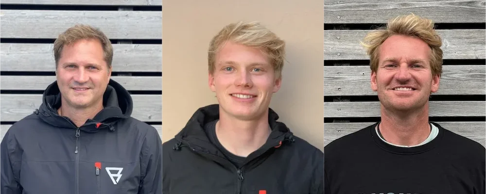 Inhaber der Wassersport Station Surfvibes in St. Peter-Ording. Henning Trede, Nils Lucassen und Edgar Rummel.